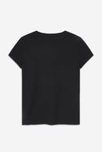 V-Neck Short Sleeve Slub T-Shirt