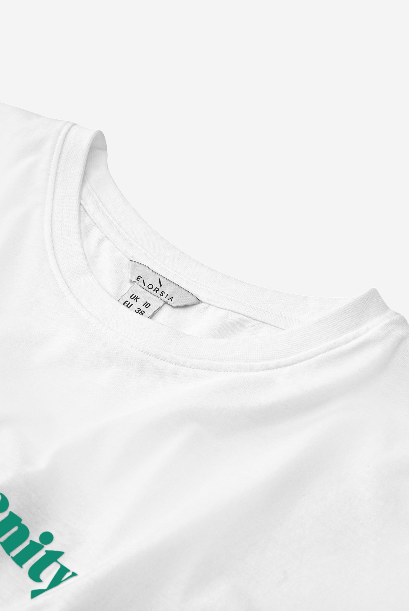 Slogan Print Boxy Relaxed Fit T-Shirt
