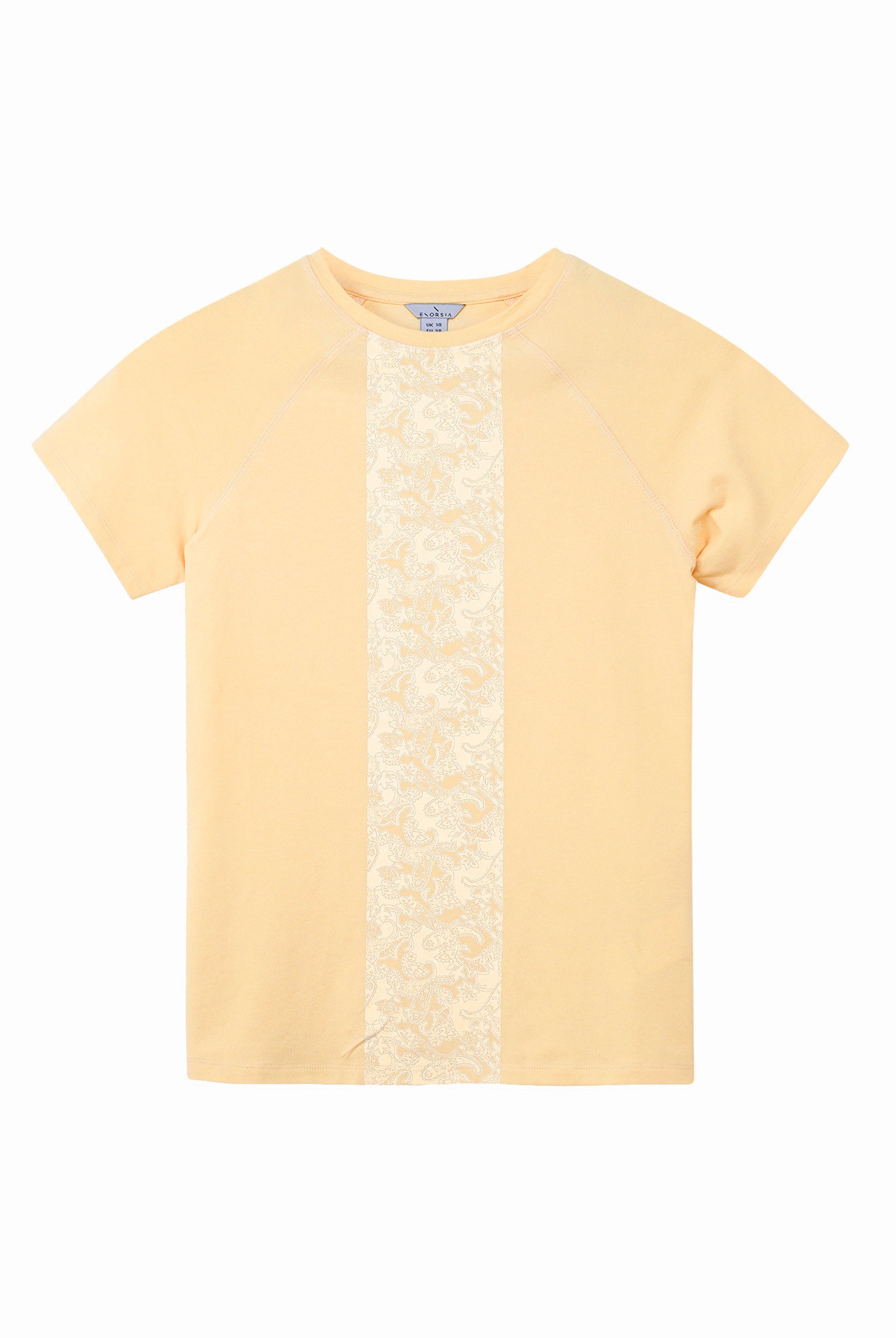 Patch Print Short Sleeve Raglan T-shirts