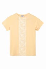 Patch Print Short Sleeve Raglan T-shirts