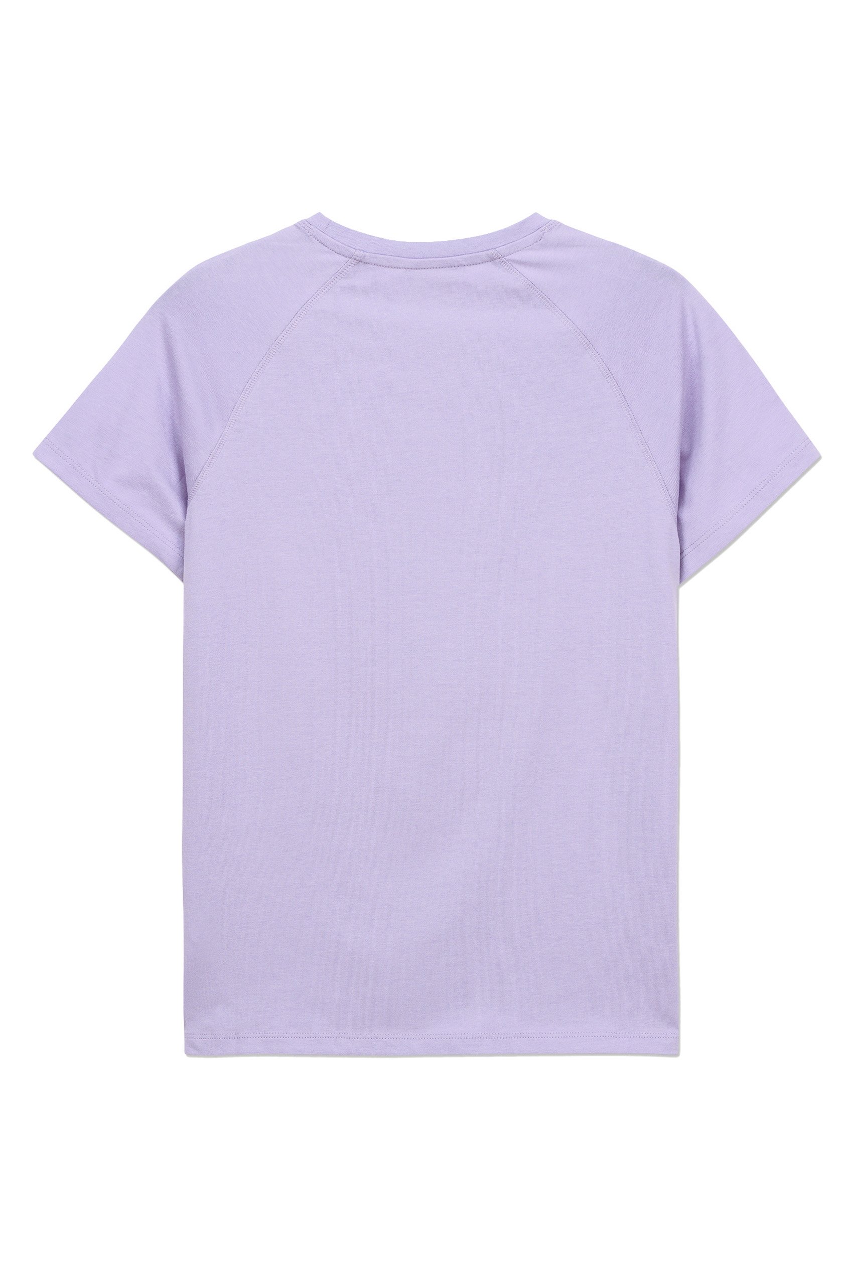 Patch Print Short Sleeve Raglan T-shirts