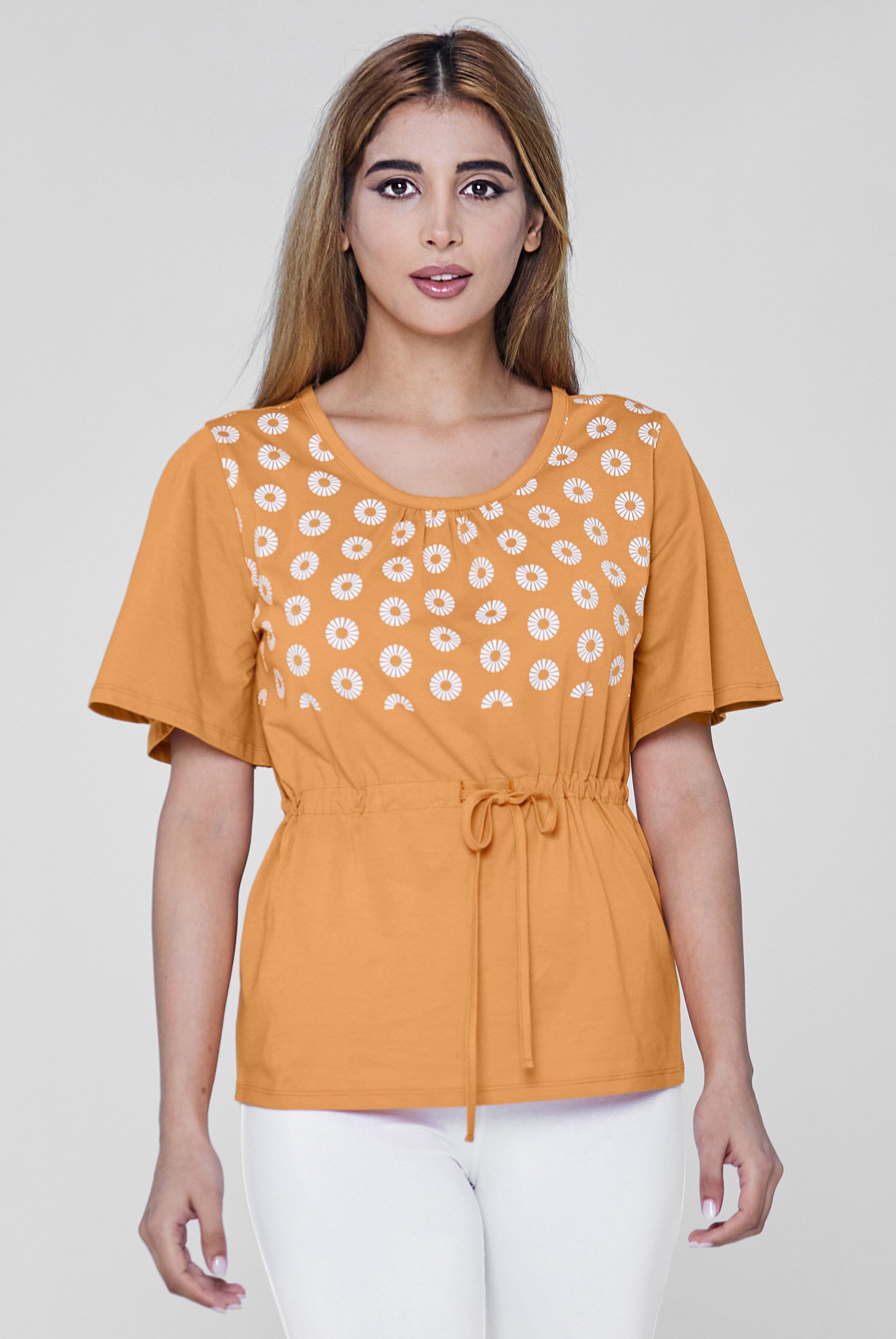 Floral Chest Print T-Shirt