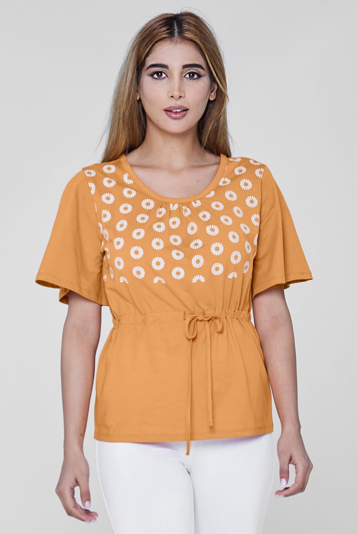 Floral Chest Print T-Shirt