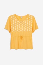 Floral Chest Print T-Shirt