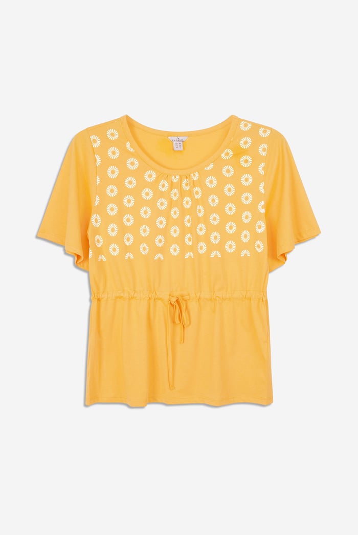 Floral Chest Print T-Shirt