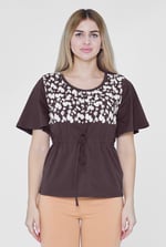 Floral Chest Print T-Shirt