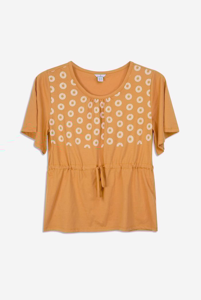 Floral Chest Print T-Shirt