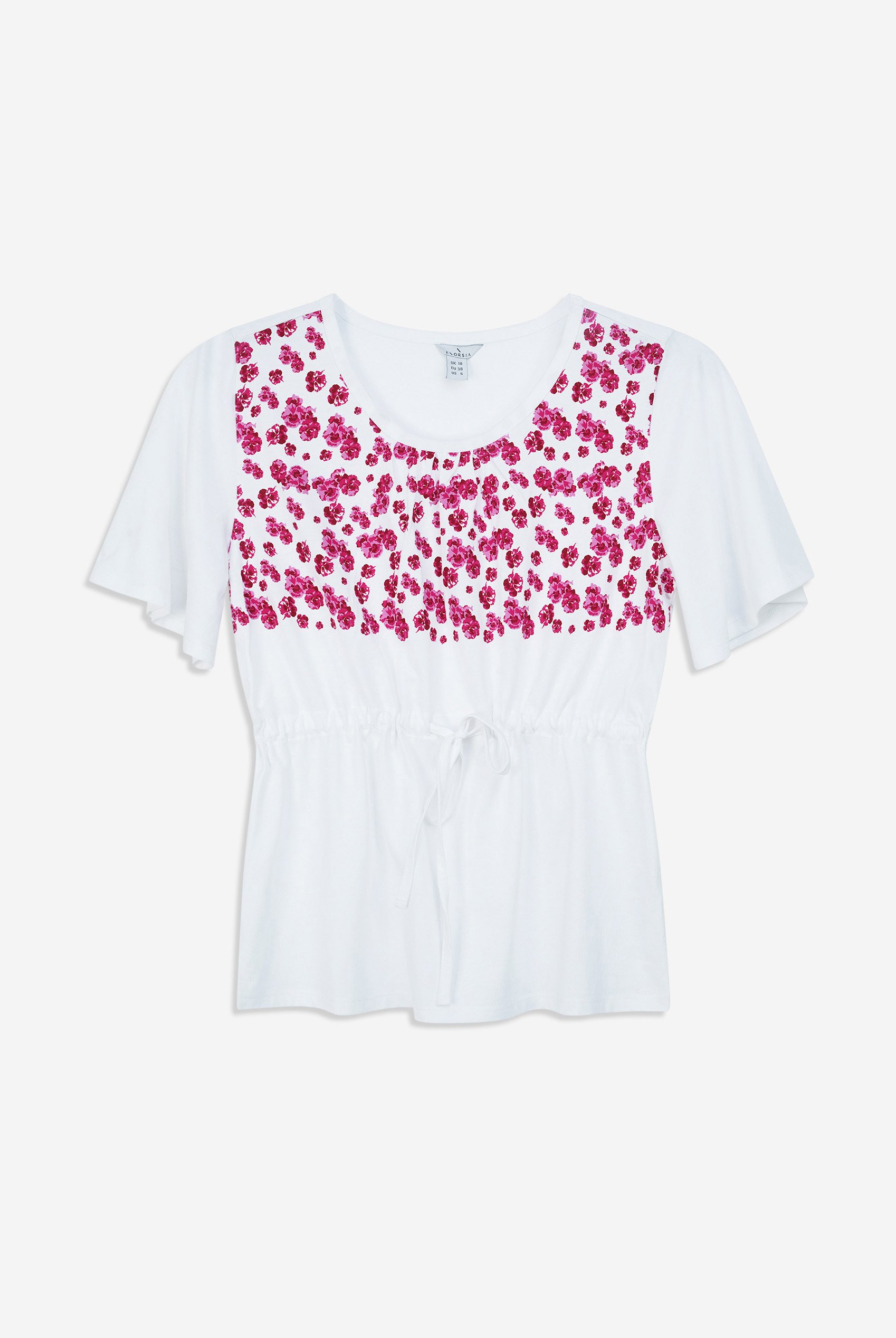 Floral Chest Print T-Shirt
