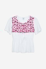 Floral Chest Print T-Shirt