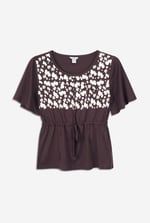 Floral Chest Print T-Shirt
