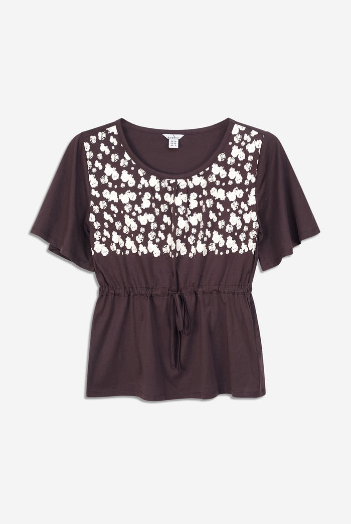 Floral Chest Print T-Shirt