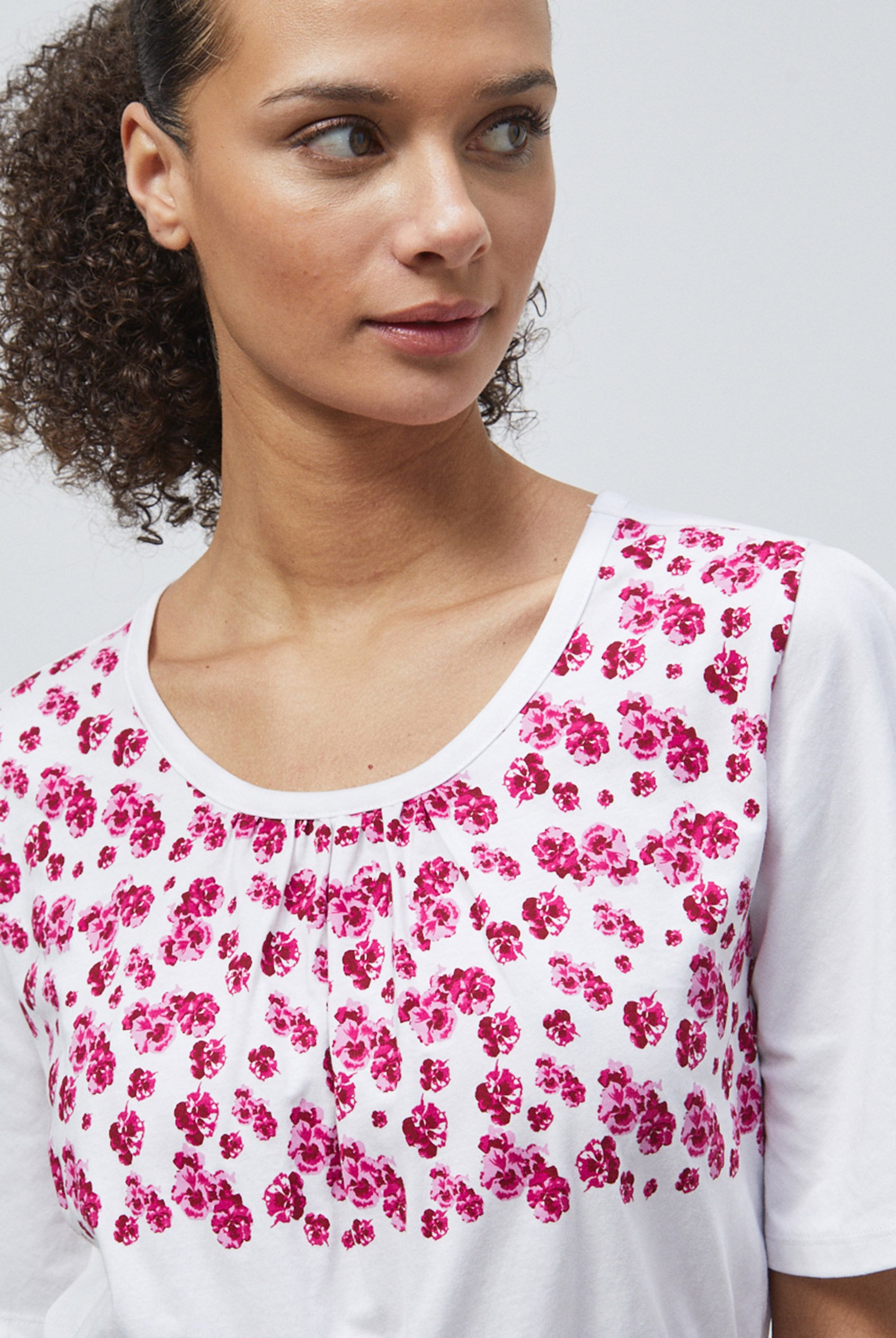 Floral Chest Print T-Shirt