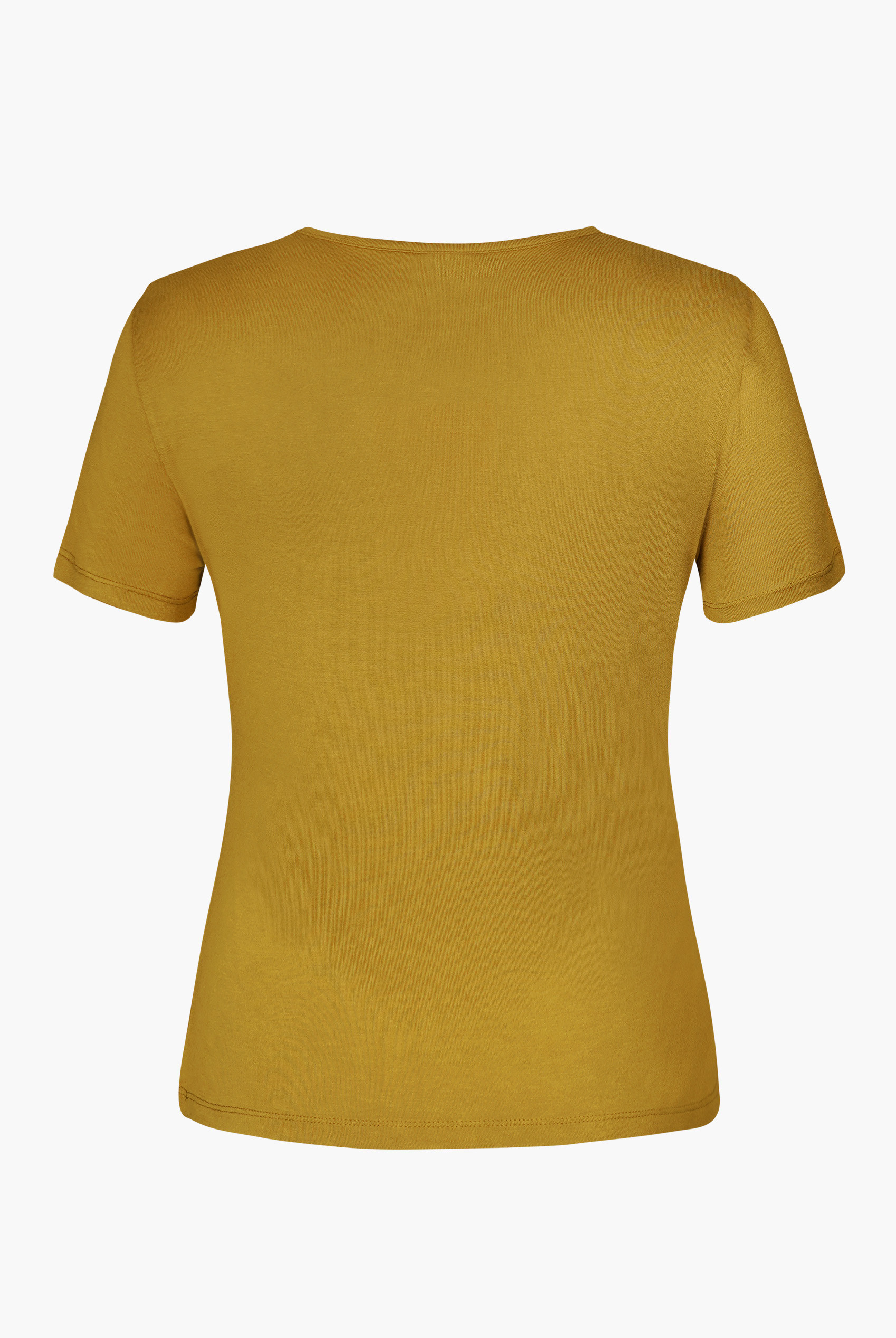 Key Hole Detail Short Sleeve Viscose Top