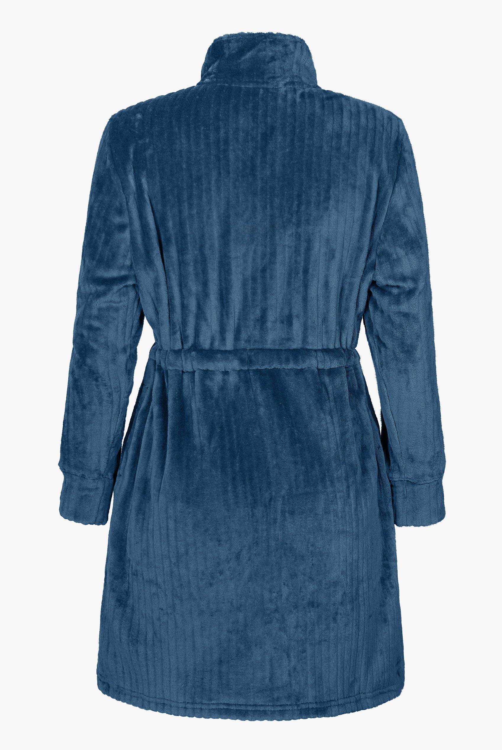 Supersoft Coral Fleece Zip Through Dressing Gown