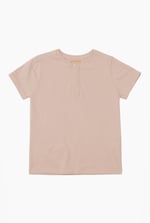 Half Placket Button Front T-Shirt
