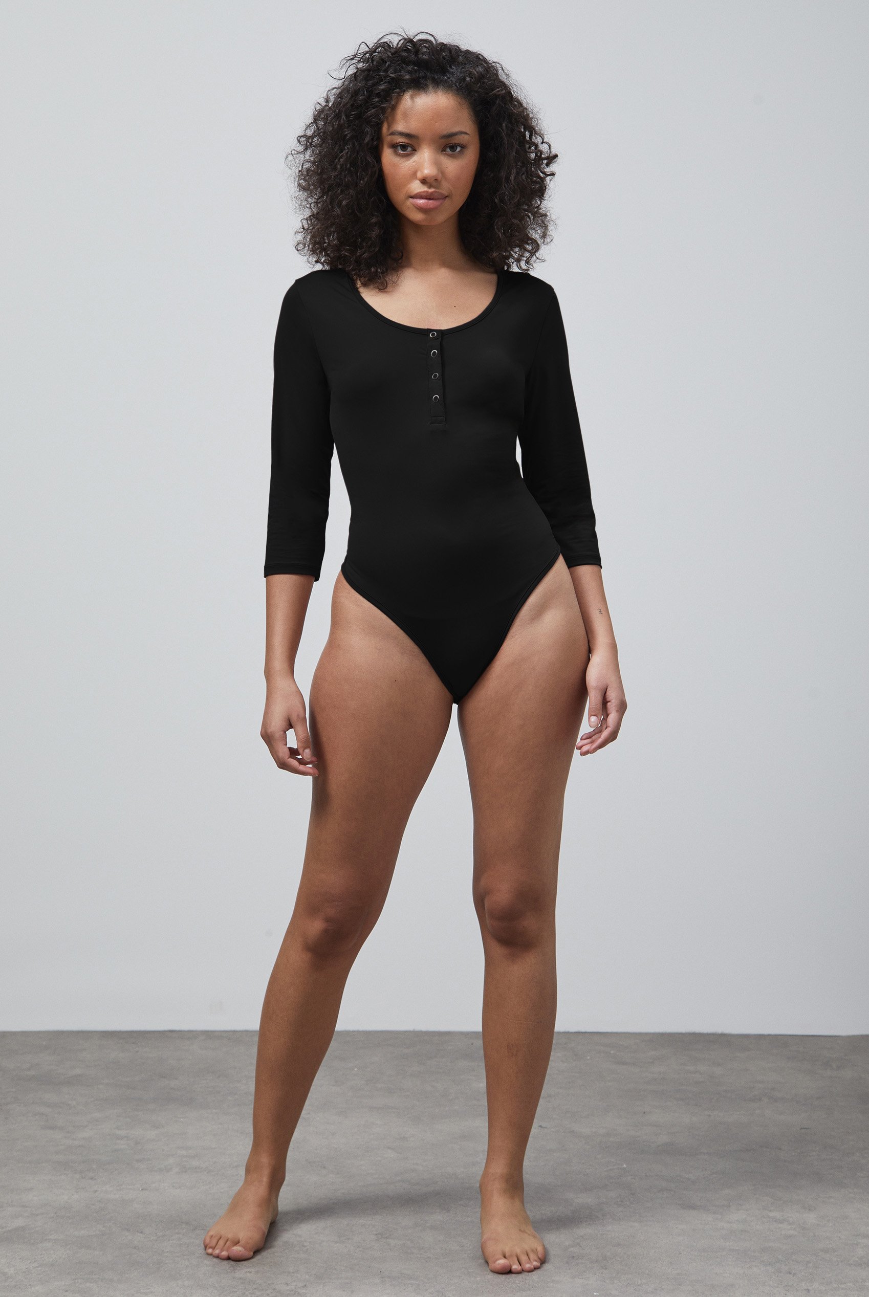 Black Slim Body Suit