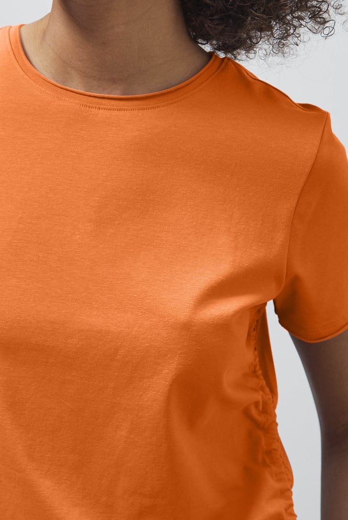 Ruched Side Seam T-Shirt