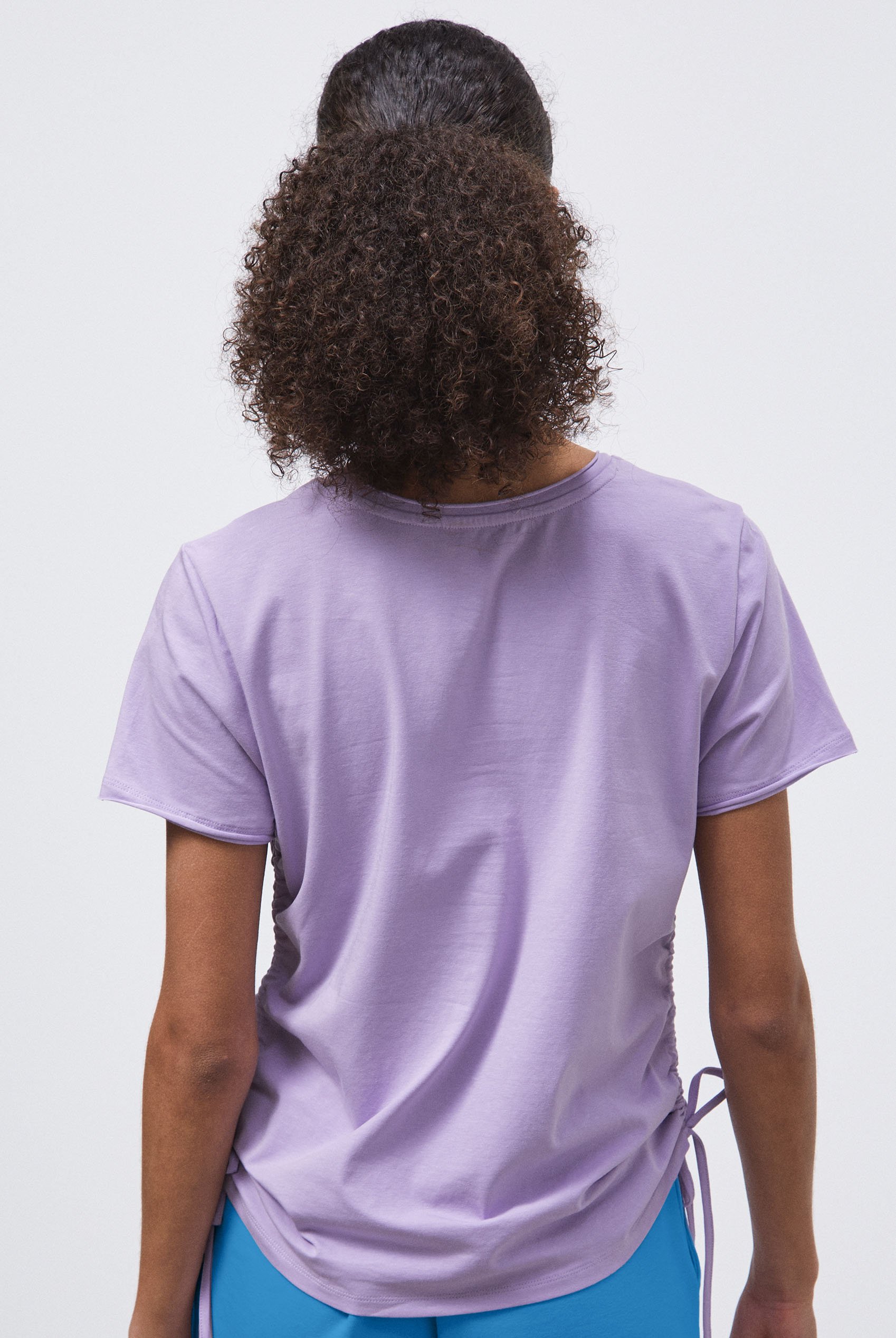 Ruched Side Seam T-Shirt