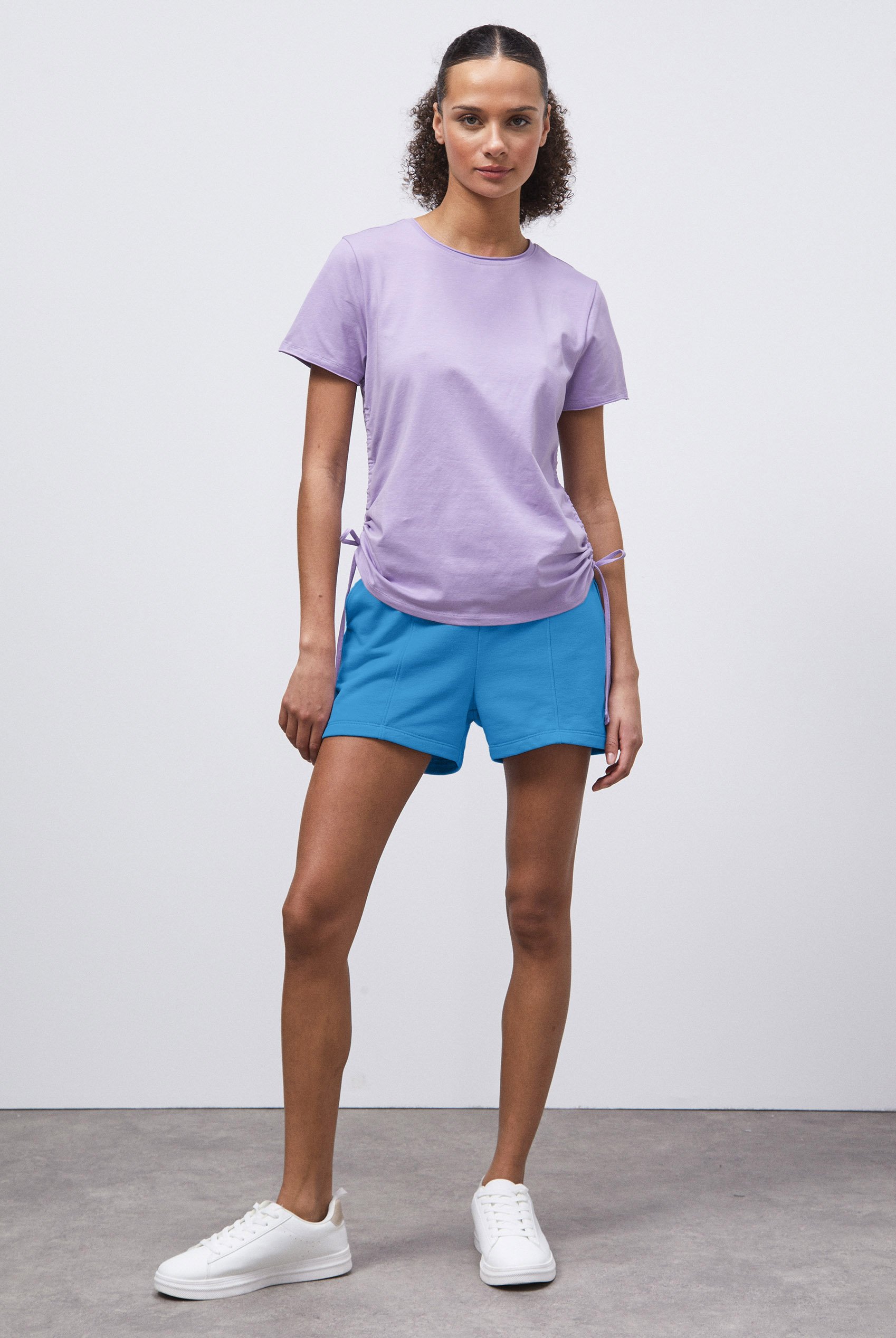 Ruched Side Seam T-Shirt
