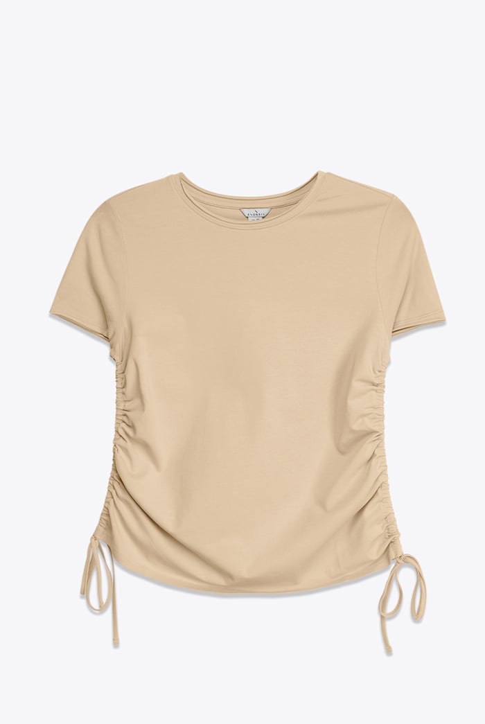 Ruched Side Seam T-Shirt