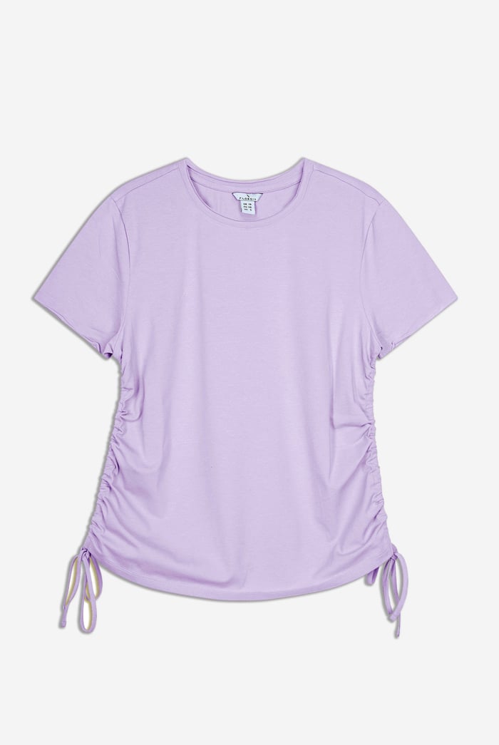 Ruched Side Seam T-Shirt