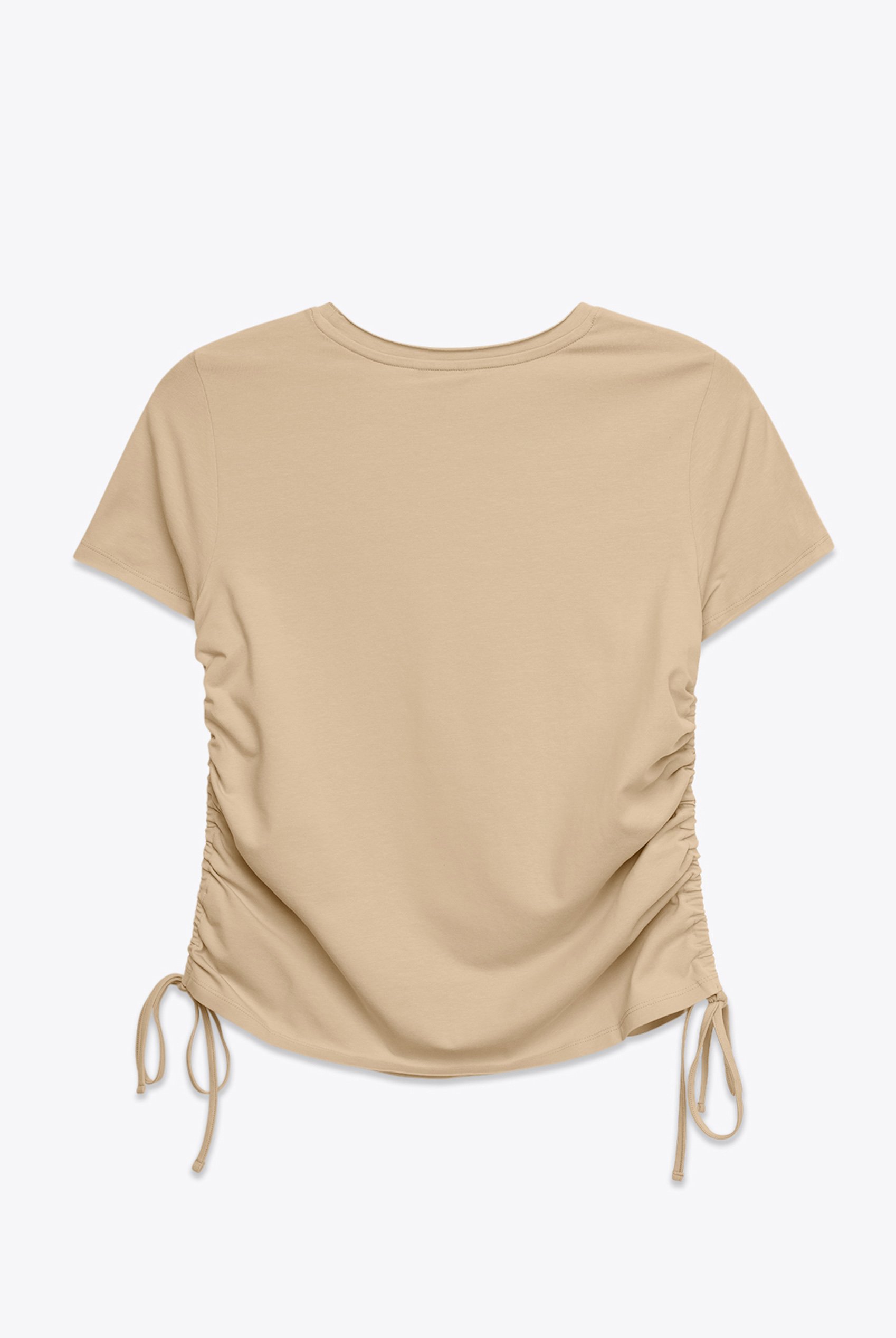 Ruched Side Seam T-Shirt