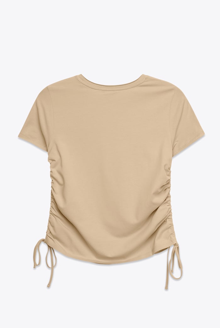 Ruched Side Seam T-Shirt