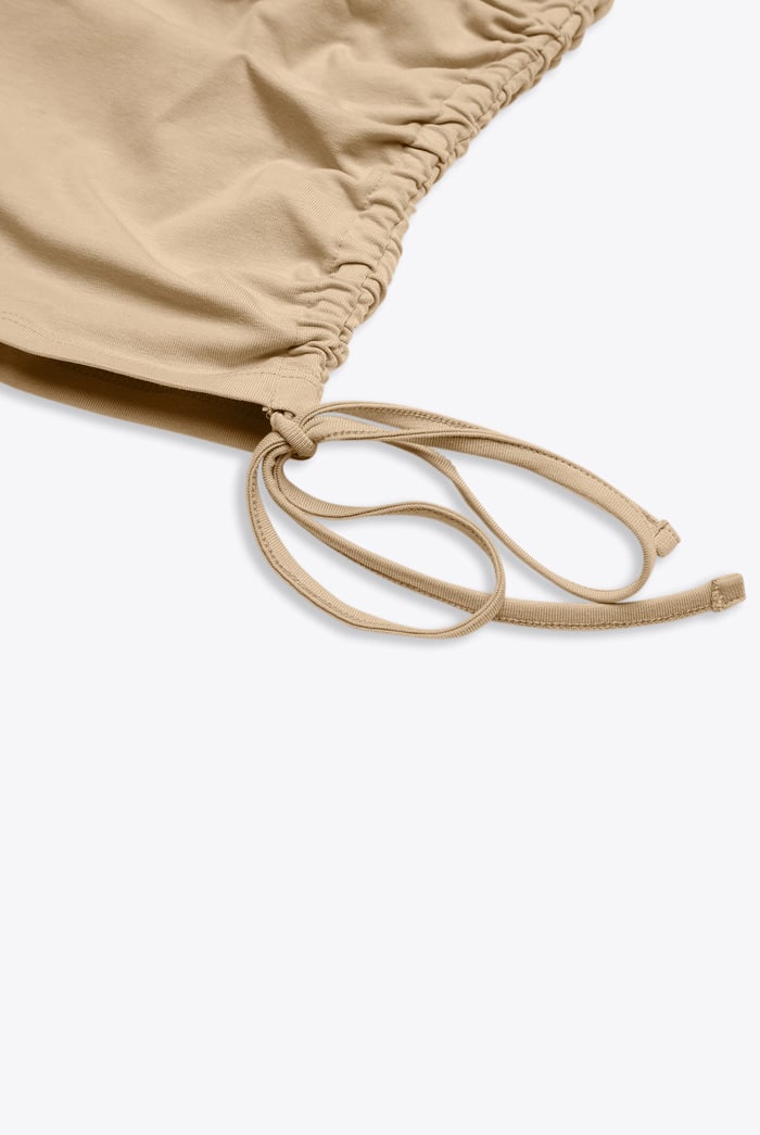 Ruched Side Seam T-Shirt