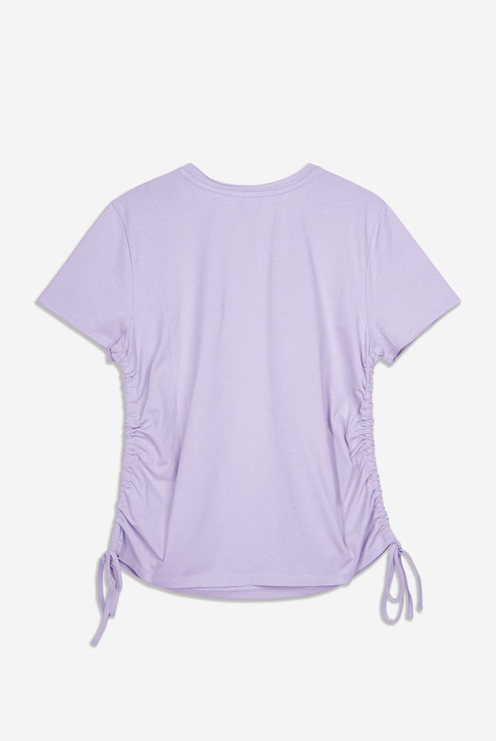 Ruched Side Seam T-Shirt