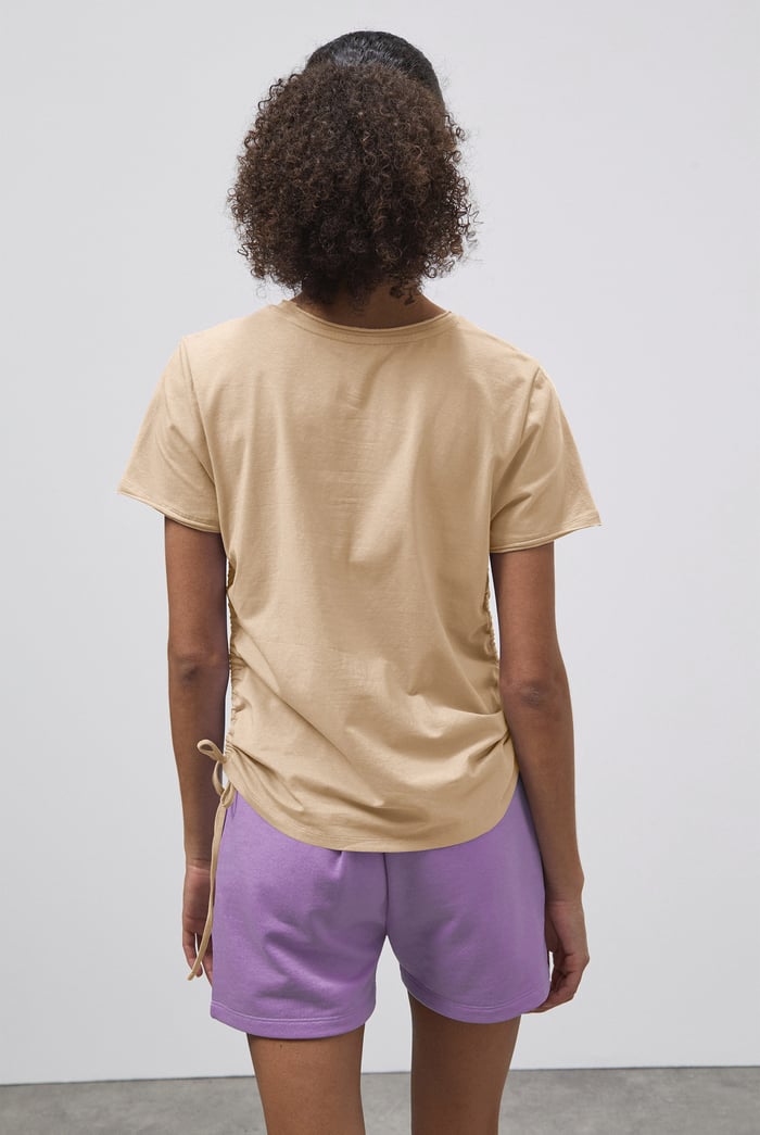 Ruched Side Seam T-Shirt