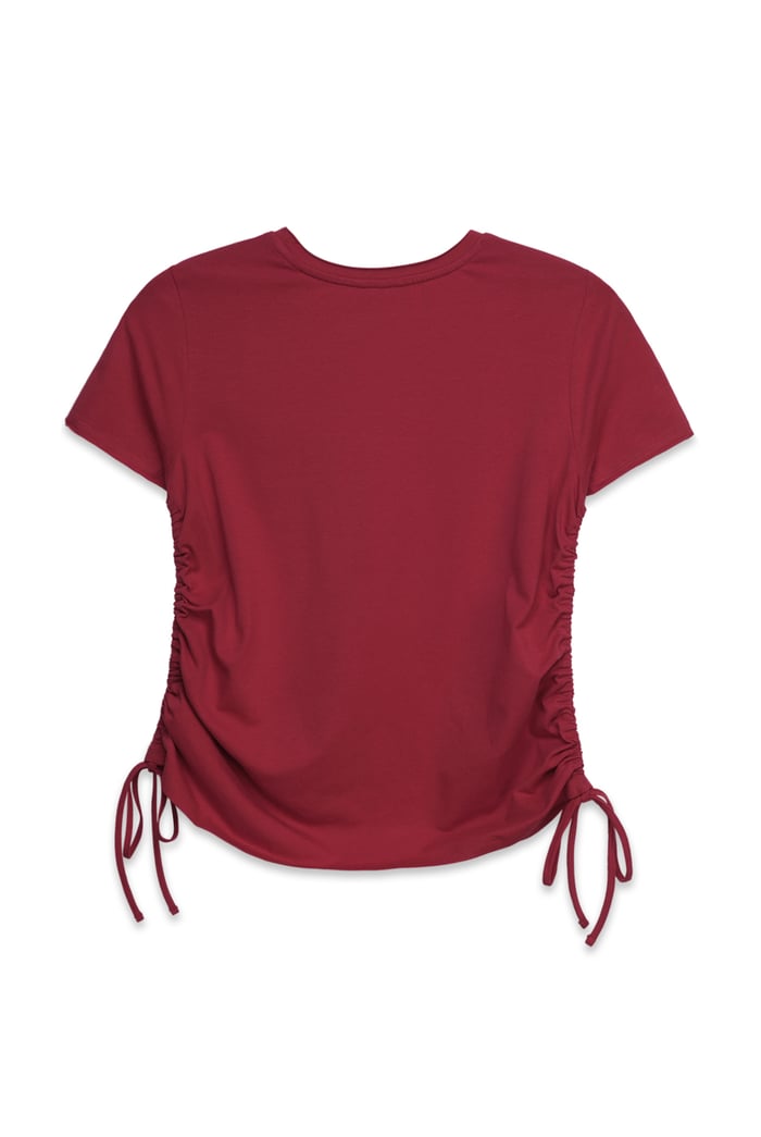 Ruched Side Seam T-Shirt