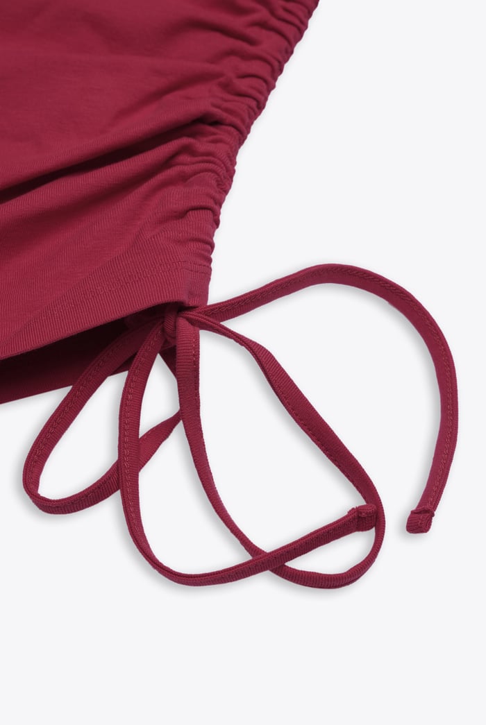 Ruched Side Seam T-Shirt