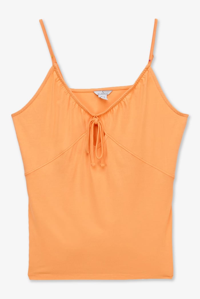 Key Hole Tie Detail Cami