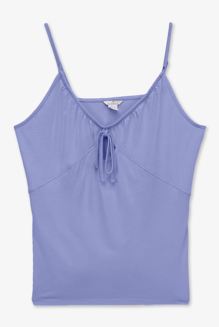 Key Hole Tie Detail Cami