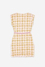 Belted Printed Jersey Dress