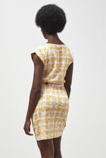 Belted Printed Jersey Dress