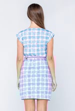 Belted Printed Jersey Dress