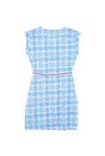 Belted Printed Jersey Dress