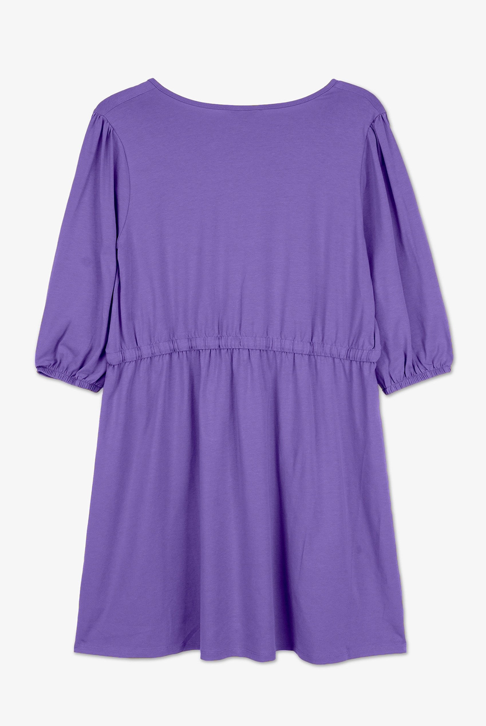 Drawstring Waist Jersey Dress