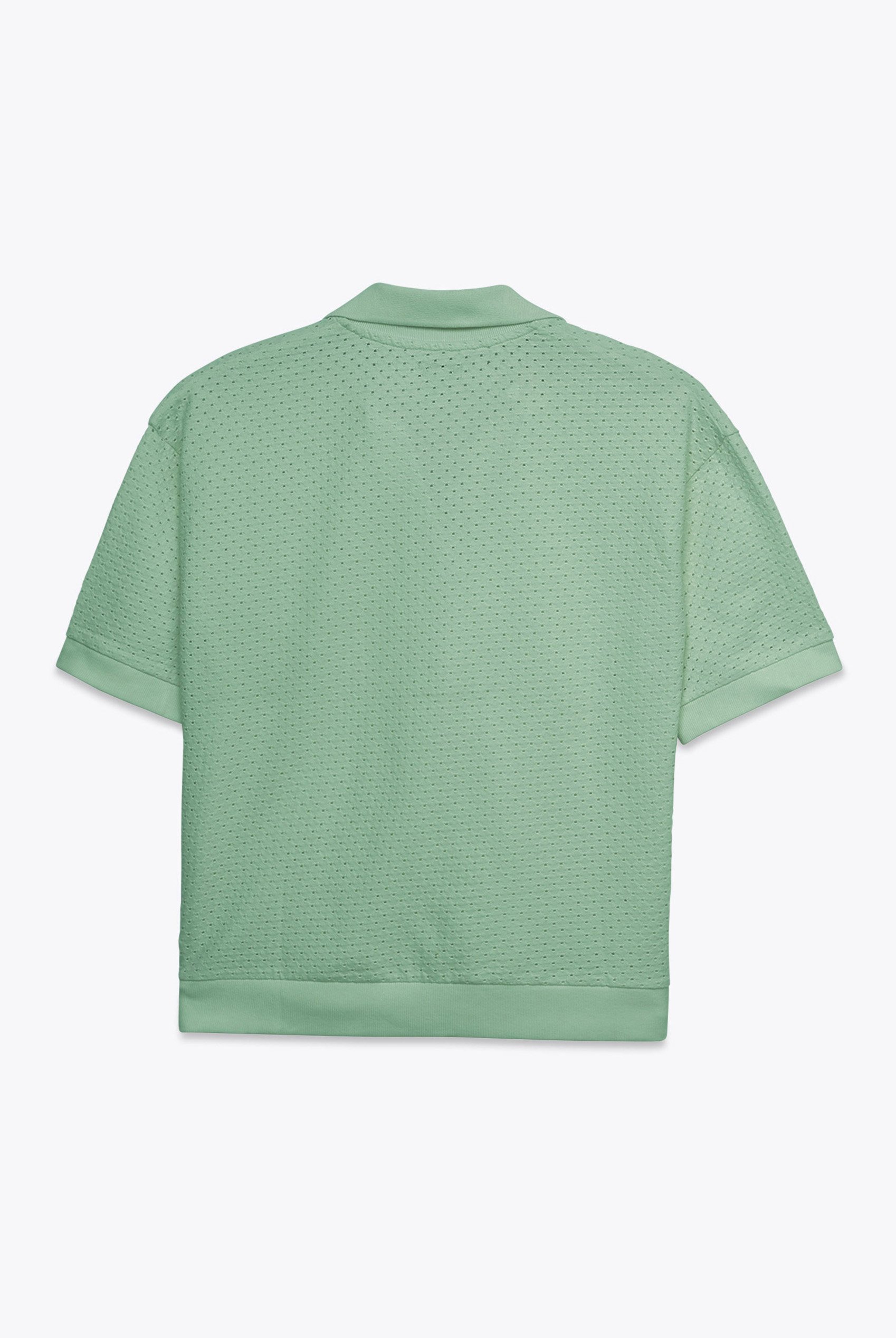 Mesh Textured Polo Shirts