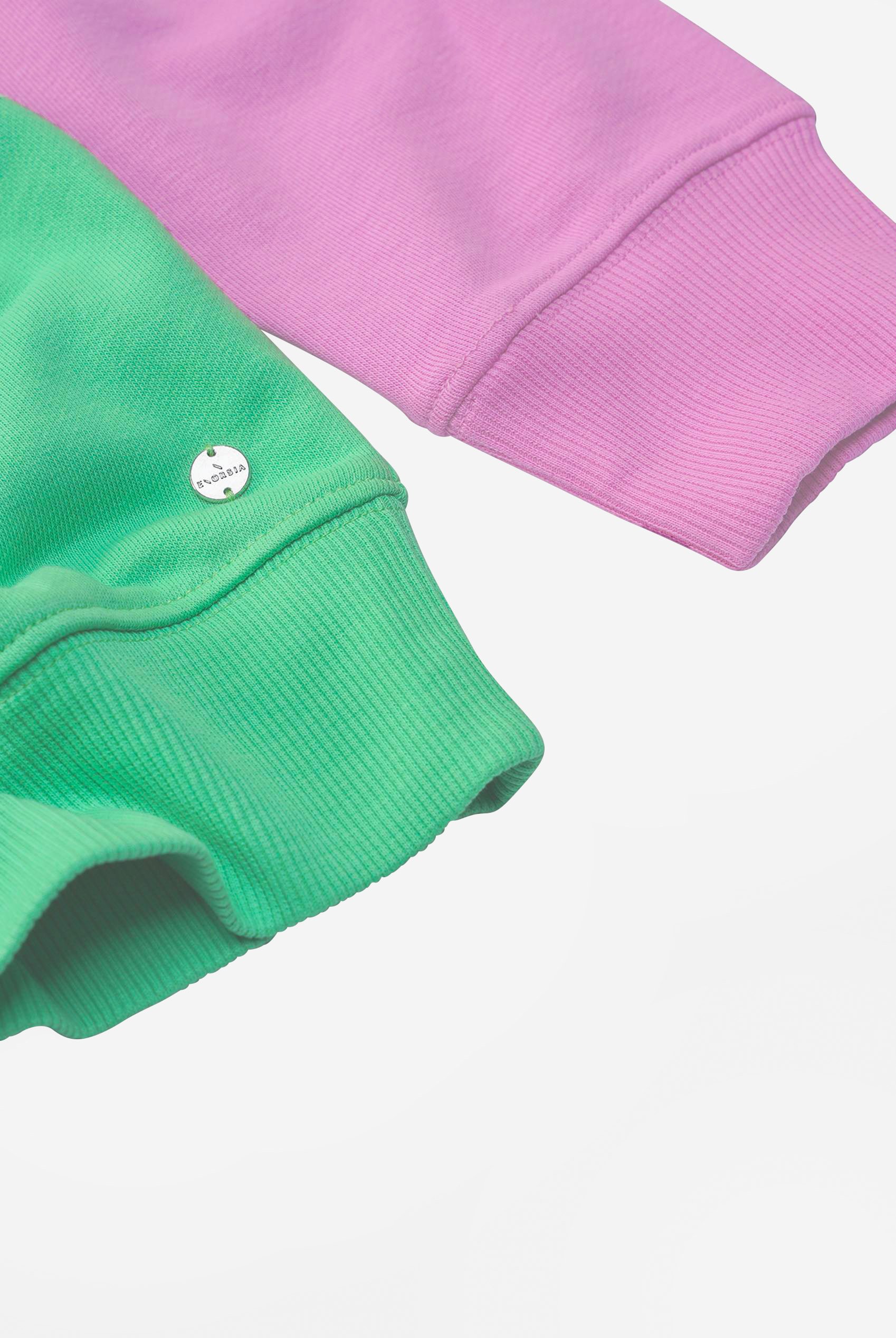 Colour Block LS High Neck Sweatshirt