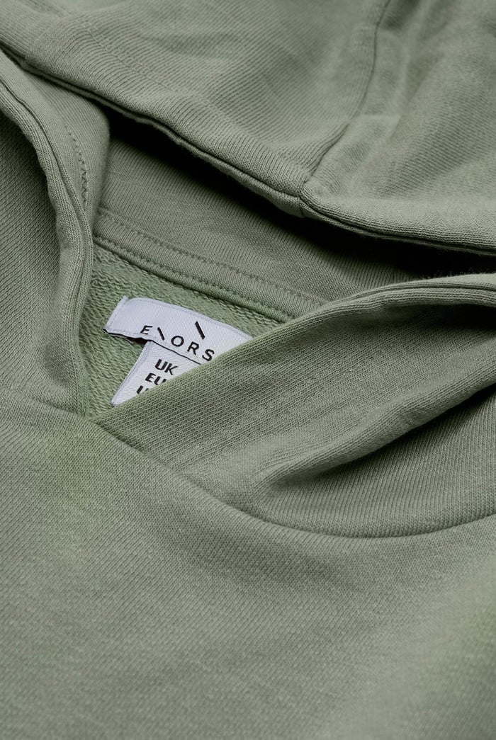 Jersey Hoodie With Elastic Waistband