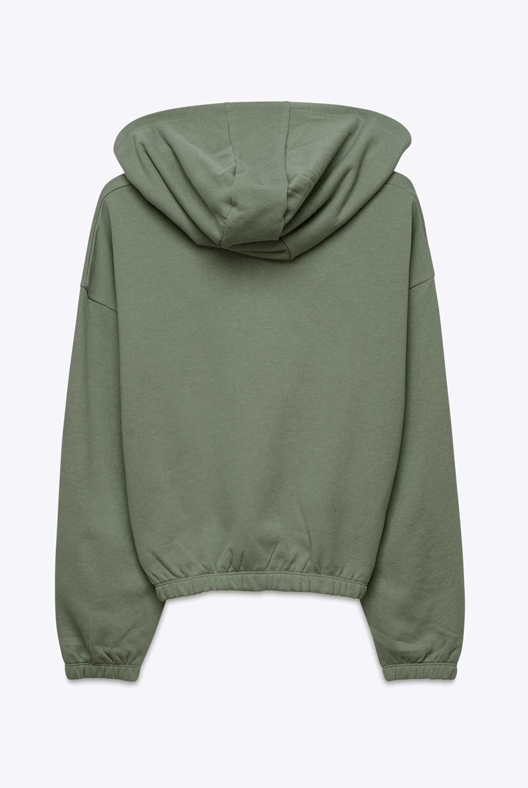 Jersey Hoodie With Elastic Waistband