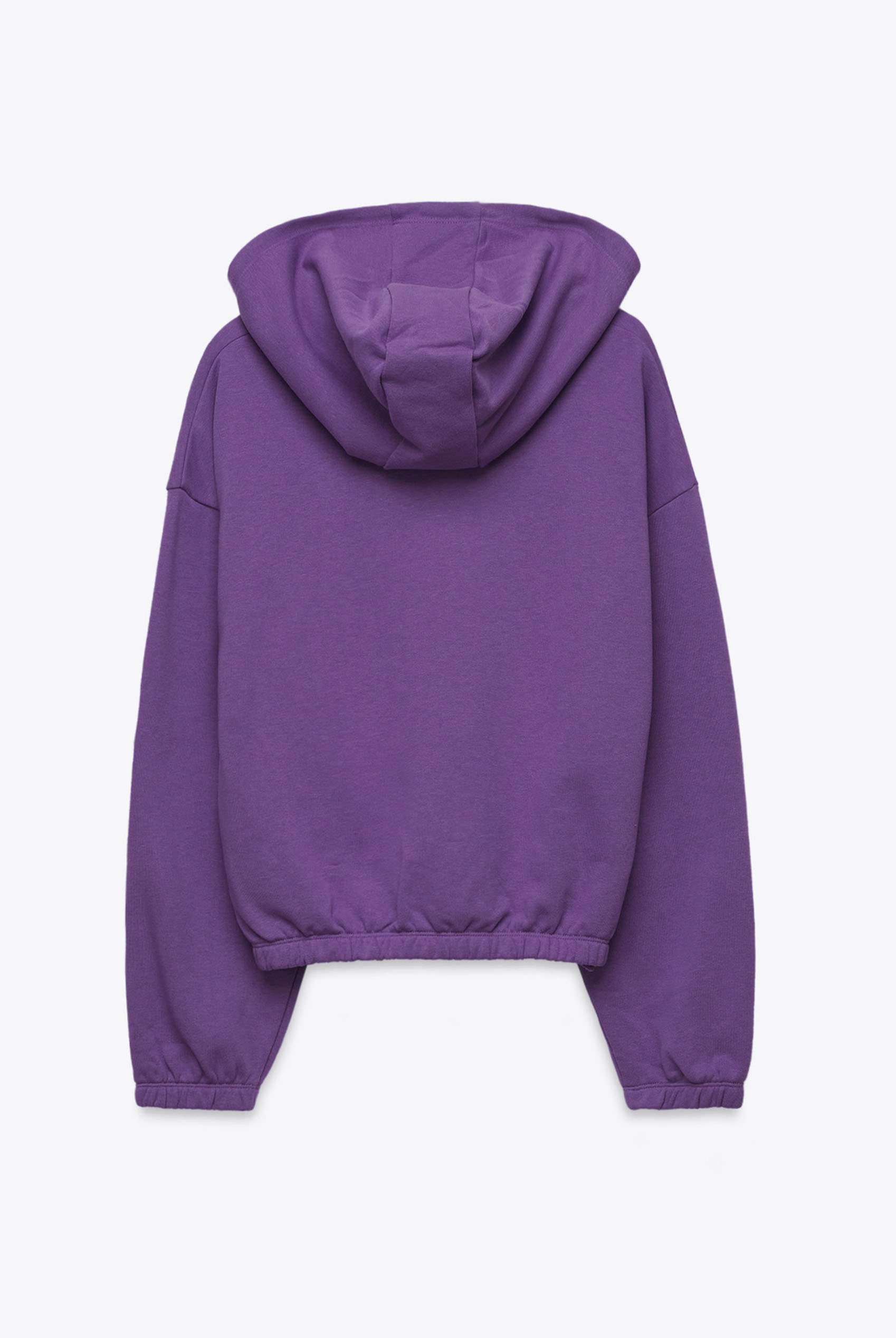 Jersey Hoodie With Elastic Waistband