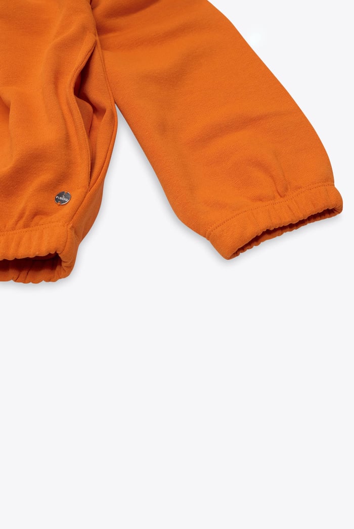 Jersey Hoodie With Elastic Waistband