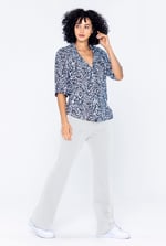 Pin Tuck Front Jersey Trousers