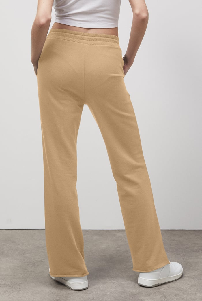 Pin Tuck Front Jersey Trousers
