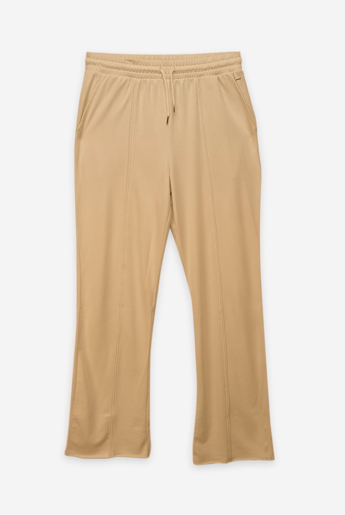 Pin Tuck Front Jersey Trousers