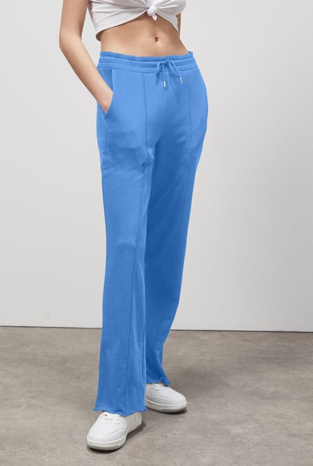 Pin Tuck Front Jersey Trousers