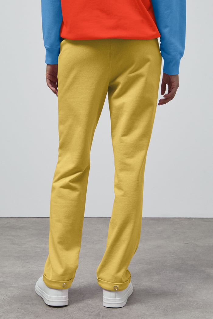 Roll -Up Hem Jersey Trousers